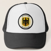 Germany Coat of Arms Circle Shape Trucker Pet (Voorkant)