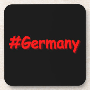 "#Germany" Cute Design. Bestel nu Bier Onderzetter