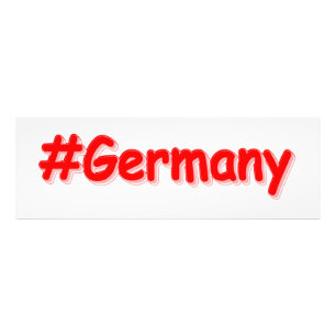 "#Germany" Cute Design. Bestel nu Foto Afdruk
