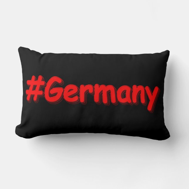 "#Germany" Cute Design. Bestel nu Kussen (Voorkant)