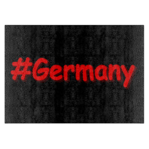 "#Germany" Cute Design. Bestel nu Snijplank