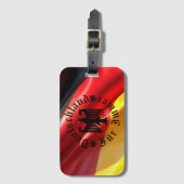 Germany/Deutschland Forever/black eagle/flag Bagagelabel (Voorkant (verticaal))