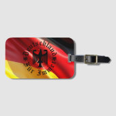 Germany/Deutschland Forever/black eagle/flag Bagagelabel (Voorkant (horizontaal))