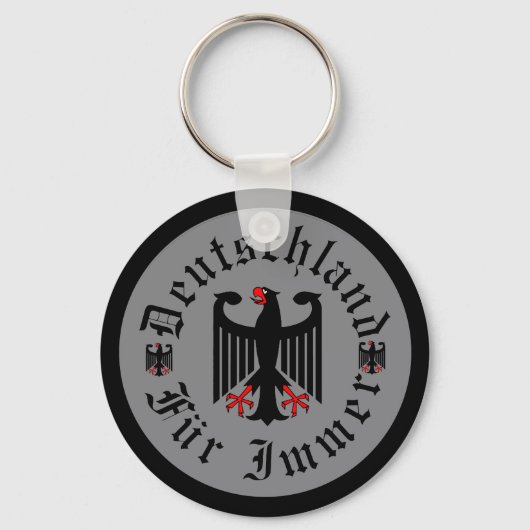 Germany/Deutschland Forever/federal black eagle Sleutelhanger (Voorkant)