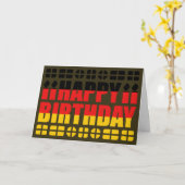 Germany Flag Birthday Card Kaart (Gele Bloem)