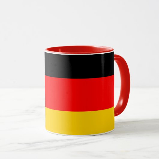 Germany Flag Coffee Mug – German Decor Mok (Voorkant rechts)