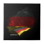 Germany flag tegeltje (Voorkant)