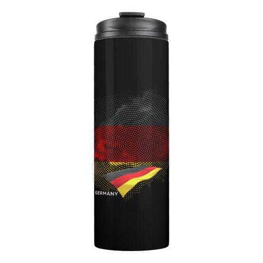 Germany flag thermosbeker (Voorkant)