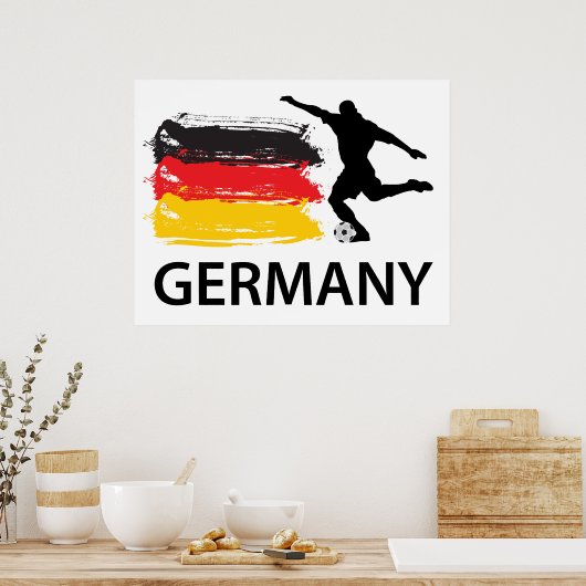 Germany Football Poster (Keuken)