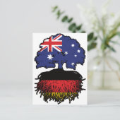 Germany German Australian Australia Tree Roots Briefkaart (Staand voorkant)