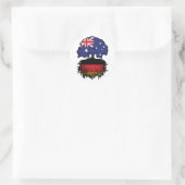Germany German Australian Australia Tree Roots Ronde Sticker (Tas)