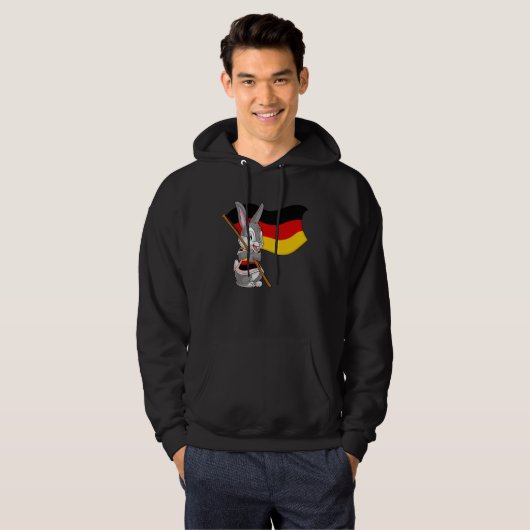 Germany Rabbit Hoodie (Voorkant volledig)