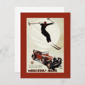 Germany - Skier Jumping Briefkaart (Voorkant / Achterkant)