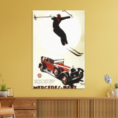 Germany - Skier Jumping Canvas Afdruk (Insitu (Woonkamer))