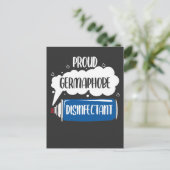 Germaphobe Caretaker Janitor Bacteria Cleaning Briefkaart (Staand voorkant)