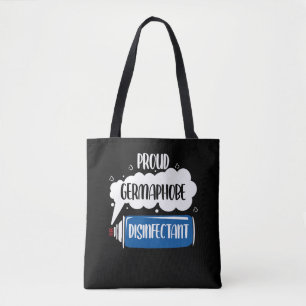 Germaphobe Caretaker Janitor Bacteria Cleaning Tote Bag