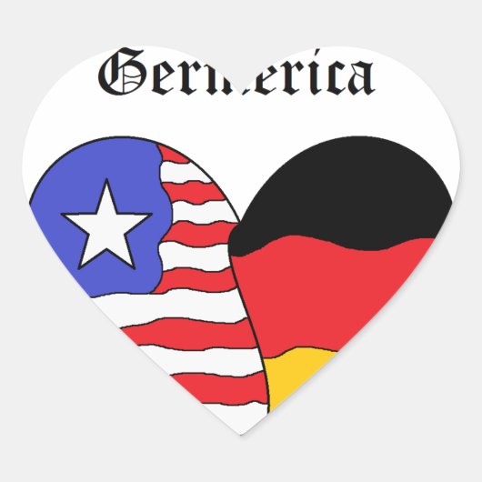 Germerica Hart Sticker (Voorkant)