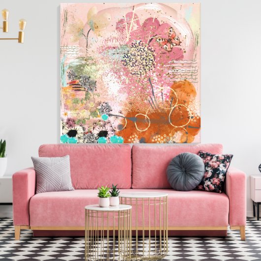 Germinatie Canvas Afdruk (Insitu (Woonkamer))