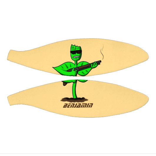 Germinator cyborg plant grappige cartoon basketbal (Panelen)