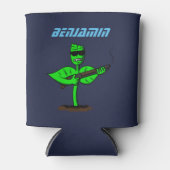 Germinator cyborg plant grappige cartoon blikjeskoeler (Voorkant)