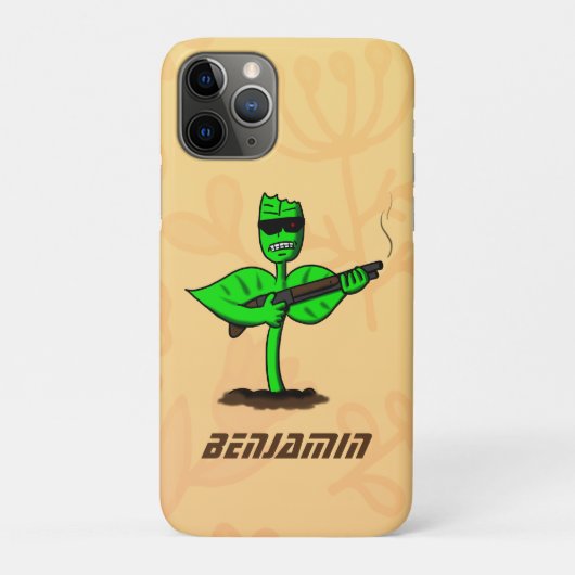 Germinator cyborg plant grappige cartoon Case-Mate iPhone case (Achterkant)