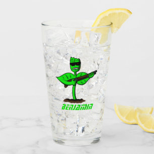 Germinator cyborg plant grappige cartoon glas