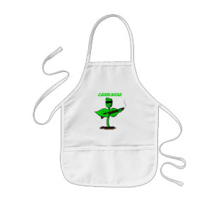 Germinator cyborg plant grappige cartoon kinder schort