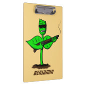 Germinator cyborg plant grappige cartoon klembord (Rechts)