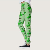 Germinator cyborg plant grappige cartoon leggings (Links)