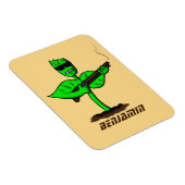 Germinator cyborg plant grappige cartoon magneet (Rechterzijde)