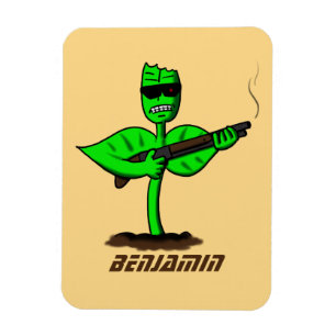 Germinator cyborg plant grappige cartoon magneet