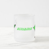 Germinator cyborg plant grappige cartoon matglas koffiemok (Center)