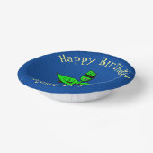 Germinator cyborg plant grappige cartoon papieren kommen (Gebogen)