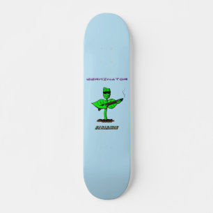 Germinator cyborg plant grappige cartoon persoonlijk skateboard