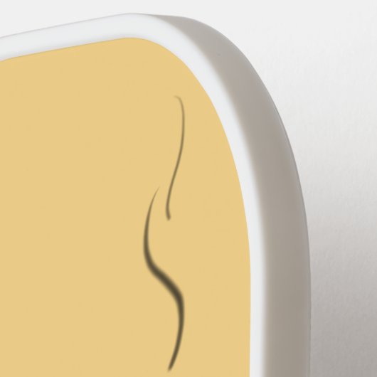 Germinator cyborg plant grappige cartoon pickleball paddle (Links Detail)