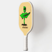 Germinator cyborg plant grappige cartoon pickleball paddle (Links)
