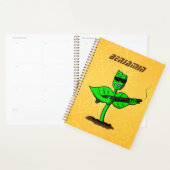 Germinator cyborg plant grappige cartoon planner (Display)