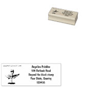 Germinator cyborg plant grappige cartoon rubberstempel (Gestempeld)