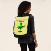 Germinator cyborg plant grappige cartoon rugtassen (Gedragen)
