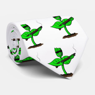 Germinator cyborg plant grappige cartoon stropdas