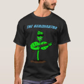 Germinator cyborg plant grappige cartoon t-shirt (Voorkant)