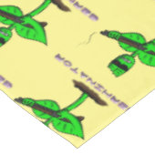 Germinator cyborg plant grappige cartoon tafelkleed (Gekanteld)