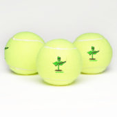 Germinator cyborg plant grappige cartoon tennisballen (Multi)