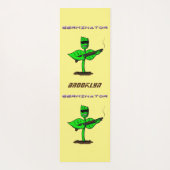 Germinator cyborg plant grappige cartoon yogamat (Achterkant)