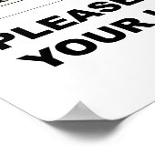 Germs hebben het over handwasmachines, poster (Hoek)