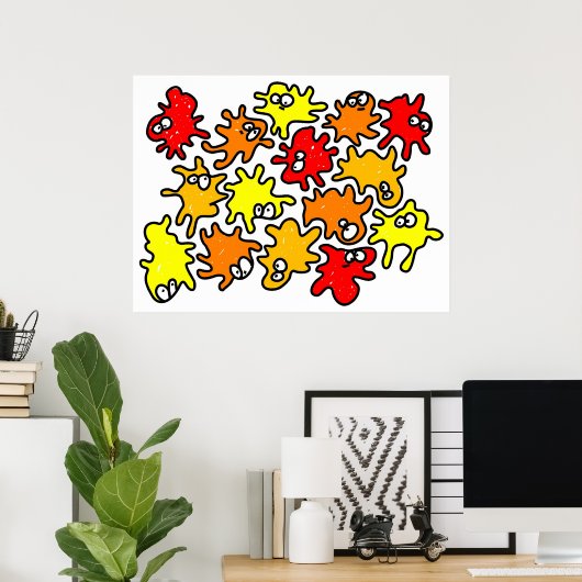 Germs Poster (Thuiskantoor)