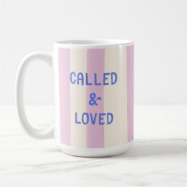 Geroepen & Geliefd Modern Christelijk Geloof Quote Koffiemok