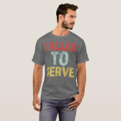 Geroepen om Mormon Missionary Gift te dienen T-shirt (Voorkant volledig)