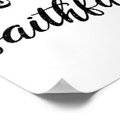 Geroepen om trouw Poster te zijn (Hoek)