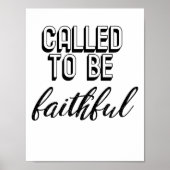Geroepen om trouw Poster te zijn (Voorkant)